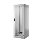 EFB 19 colių tinklo spinta PRO 42U, 800x1000 mm, RAL7035, 4 ventiliatorių stogo modulis, maitinimo blokas ir cokolis