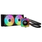 be quiet! Light Loop IO LCD 240mm skysčio au&scaron;intuvas, juodas