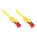 GoodConnections RNS&reg; Cat. 6 S/FTP PiMF PVC pataisos kabelis su apsauga nuo užkliuvimo, geltonas, 50 m