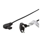 LogiLink maitinimo laidas Europlug CEE 7/16 &ndash; IEC C7, 0,75 m, juodas