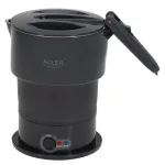 Elektrinis virdulys Adler AD 1377G, 0,6 l, 600 W, pilkas, plastikas/silikonas/nerūdijantis plienas