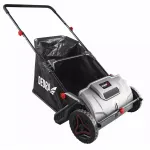 Dedra rankinis lapų ir žolės rinktuvas, 530 mm, 27 l, juodos/oranžinės spalvos