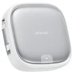 USAMS i&scaron;traukiamas 3-in-1 įkrovimo laidas su dėklu - USB-A į USB-C/Lightning/Micro USB, 60W, sidabrinis