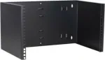 DSIT 6U 19 inch sieninis fiksuotas rėmas, 300 mm gylio, juodas (DS-WMB6-M)