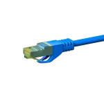 DSIT Cat.7 S/FTP PiMF RJ45 Patch kabelis, 0,5 m, mėlynas