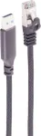 SHIVERPEAKS USB-A į RJ45 Gigabit Ethernet tinklo adapterio kabelis, 15 m, aliumininis korpusas, juodas BS14-52085