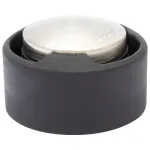 Wagner design yourself EH 5171 durų stabdiklis, cinko lydinio su guminiu amortizatoriumi, &Oslash; 5 cm, matinis nikelis/juodas 15517111