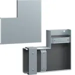Hager FWK-Plus plok&scaron;čiasis kampinis laikiklis 60x150 mm, cinkuotas FWKP601505VERZ - prie&scaron;gaisrinė apsauga