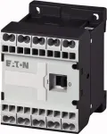 Eaton DILEM-01-G-C(24VDC) mini kontaktorius, 3 polių, 1 NC, 24 V DC ritė, 9 A, 4 kW, IP20, juodas/baltas 230167