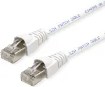Teleg&auml;rtner MP8 FS 500 Cat 6a S/FTP komutacinis kabelis, RJ45 į RJ45, 1,5 m, baltas, be halogenų, lietas L00001A0171