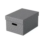 Esselte namų laikymo dėžė M, 17,5 L, 26,5 x 36,5 x 20,5 cm, 3 vnt., balta/pilka (628283)