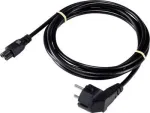 Sygonix SY-5043498 ne&scaron;iojamojo kompiuterio maitinimo kabelis, 3 m, juodas, Schuko į IEC C5