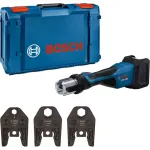 Bosch Professional GPT 18V-32 akumuliatorinis presavimo įrankis (be akumuliatoriaus, 3 standartiniai SV presavimo antgaliai, L-BOXX)