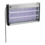 Bartscher IV-65 elektrinis vabzdžių naikintuvas, 2x15 W UV-A lempos, 150 m&sup2; aprėptis, 2500 V tinklelis, montuojamas ant sienos / stovimas, aliuminis / plastikas