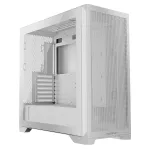 Modecom Volcano Expanse S vidutinio dydžio (Midi Tower) kompiuterio korpusas, ATX/micro-ATX/mini-ITX, grūdintas stiklas, USB-C, vaizdo plok&scaron;tė iki 430 mm, baltas