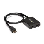 StarTech.com 4K HDMI 2 prievadų vaizdo skirstytuvas &ndash; 1x2 HDMI skirstytuvas &ndash; maitinamas per USB arba maitinimo adapterį &ndash; 4K 30Hz