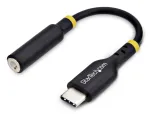 StarTech.com USBCAUDIO2 USB-C į 3,5 mm TRRS ausinių ir laisvų rankų įrangos garso keitiklis, 32 bitų DAC, suderinamas su Thunderbolt, 12,7 cm, juodas