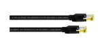 Cordial Cat5e S/UTP komutacinis kabelis RJ45, 0,3 m, juodas