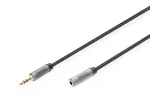 Digitus Audio ilginimo kabelis 3,5 mm lizdas &ndash; 3,5 mm ki&scaron;tukas 1,8 m juodas