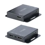 StarTech.com 4K HDMI prailgintuvas per CAT6/CAT5 Ethernet kabelį, 4K 30Hz arba 1080p 60Hz vaizdo prailgintuvas, HDMI per Ethernet kabelį, HDMI siųstuvas ir imtuvas rinkinys, IR nuotolinio valdymo pultas