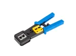 Lanberg NT-0204 kabelių ki&scaron;tukų užspaudėjas RJ45, RJ12, RJ11 pralaidiems ki&scaron;tukams, juodas/mėlynas