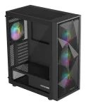 Korpusas GENESIS Diaxid 605 ARGB Midi Tower Juodas
