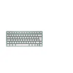 CHERRY KW 7100 MINI BT belaidė Bluetooth klaviatūra QWERTZ voki&scaron;kas i&scaron;dėstymas Mėtų spalva