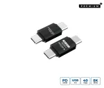 MicroConnect Premium USB4 USB-C adapteris, 40 Gbps, 240 W (USB4-CC-240W)