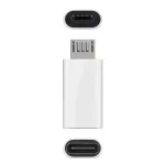 Microconnect USBMICROUSBC lyties keitiklis Micro-USB B į USB-C, baltas