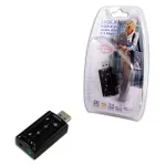 I&scaron;orinė USB garso plok&scaron;tė LOGILINK UA0078, 7.1 kanalo, USB sąsaja, kompakti&scaron;ka 124&times;194&times;34 mm, 80 g