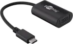 Wentronic goobay adapteris USB-C (ki&scaron;tukas) į HD-15 (VGA) (lizdas) - 20cm - 1080p palaikymas - juodas (38531)