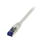 Pataisos laidas RJ45 CAT6A 500MHz 0,5m pilka S-STP(S/FTP) TPE/LSZH(Superflex) AWG26 Synergy