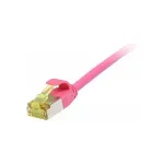 Pataisos kabelis RJ45 CAT6A 500MHz, 7,5m, violetinis, U/FTP, plonas apvalus d=3,8mm, TPE/LSZH (Superflex), AWG32, su Cat.7 žaliava, Synergy 21 (S217388V3)