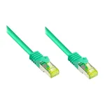 RJ45 Patch Laidas su Cat.7 Neapdorotu Kabeliu ir Užrakto Apsauga (RNS&reg;), S/FTP, PiMF, Be Halogenų, 600MHz, OFC, Žalias, 2m, Good Connections&reg; (8070R-020G)