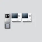 Siedle SET CVB 850-2 E/W vaizdo domofono komplektas &ndash; 8,89 cm (3,5 colio) TFT ekranas, nerūdijantis plienas, balta spalva, vidaus ir lauko naudojimui, 756 x 504 pikseliai, CMOS