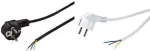 LogiLink maitinimo laidas - CEE 7/7 (ki&scaron;tukas) į be ki&scaron;tuko - AC 250 V - 1,5 m - Juoda