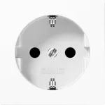 Ki&scaron;tukinis lizdas CEE 7/3 Jung A 1520 KI WW, baltas, duroplastas, 250 V, 16 A, 55&times;55 mm