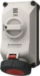 Mennekes Sieninis Ki&scaron;tukinis Lizdas DUO R 5704403G 32A 4P 3h 440V IP67 1