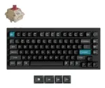 Mechaninė klaviatūra Keychron Q1 Ultra 8K &ndash; 75% i&scaron;dėstymas, USB + RF belaidis + Bluetooth, RGB, juoda
