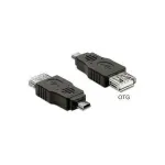 Delock 65399 Mini-USB Type B (Male) į USB Type A (Female) OTG adapteris, juodas