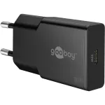 Goobay USB-C&trade; PD GaN greitasis įkroviklis Slim (30 W) juodas