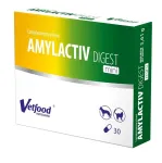 Vir&scaron;kinimo fermentai Vetfood AMYLACTIV DIGEST MINI &ndash; maisto papildas, 30 kapsulių katėms ir &scaron;unims