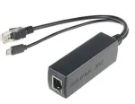 Microconnect MC-POESPLITTER tinklo skirstytuvas Power over Ethernet (PoE) juodas