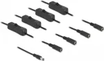 DeLOCK 86796 DC maitinimo skirstytuvas 5,5 x 2,1 mm ki&scaron;tukas į 4 lizdus su jungikliu 1 m