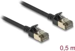 DeLOCK RJ45 Cat.8.1 tinklo kabelis 0,5 m juodas