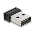 DeLOCK USB belaidžio brūk&scaron;ninių kodų skaitytuvo imtuvas 2.4 GHz, juodas, USB A