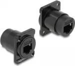 DeLOCK 87815 D-Type modulis, RJ45 Cat.6A lizdas į lizdą, juodas