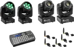 LED rinkinys EUROLITE TMH-W63 TMH-S30 USB QuickDMX Easy Show &mdash; DMX valdomi LED wash ir spot prožektoriai