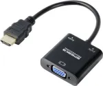 SP-10352148 HDMI adapteris [1x HDMI - 1x VGA] juodas standartinis 0,15 m (SP-10352148)