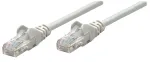 Intellinet tinklo jungiamasis laidas, Cat6, 0,25 m, pilkas, varis, U/UTP, PVC, RJ45, auksu dengti kontaktai, be užkabinimo, su apsauginiu gaubteliu, viso gyvenimo garantija